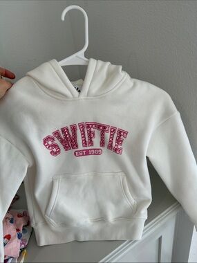 Lola and the boys White Swiftie Hoodie